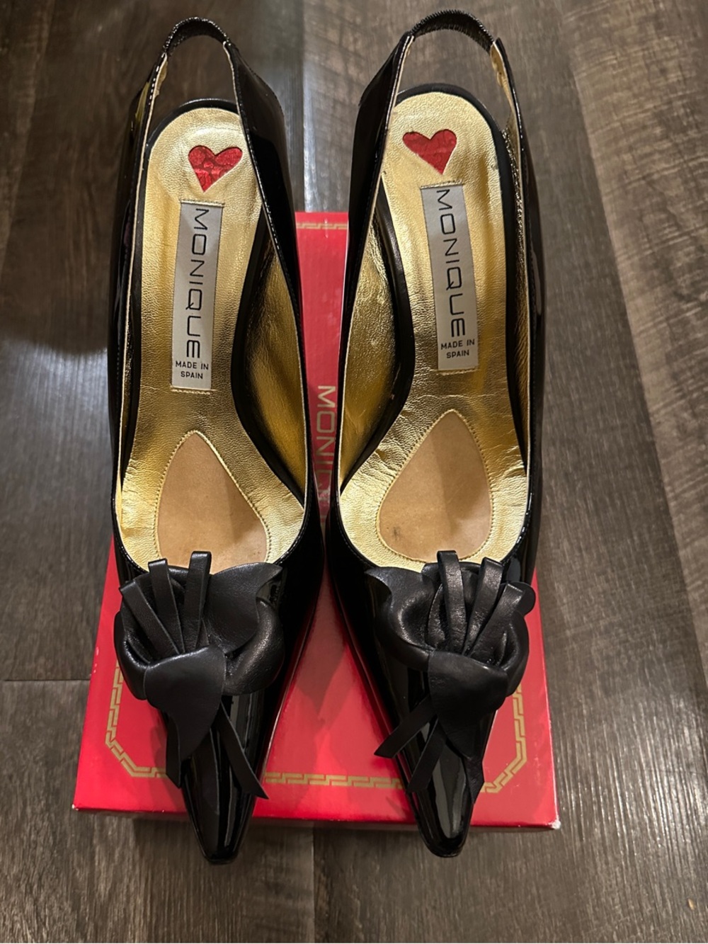 NEW Custom Made Black Patent Leather Pump - Size 11
